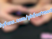 taking care of my big feet 8/16