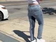 Publicly Soaking my Jeans, Walking Around Braless and Flashing 14/16