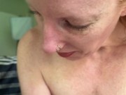 Horny MILF cums while watching herself in the mirror… 8/16