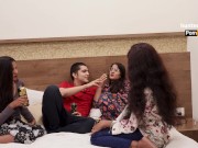 Fucking Small Medium Large at FFFM Party by hunter Asia 2/16