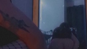 Trans hottie pleasing herself for you