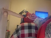 Thick milf bent over & takes dildo part 2 13/16