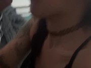 Latina struggling to suck thick cock 3/16