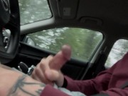 Jerking while Driving (Full vid / Link in bio) 16/16