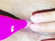 My boyfriend hold my vibrator and helped me to orgasm 14/16