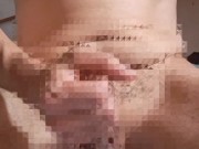 Masturbation、ローション手こきでビクビク 7/16