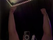 Pussy play and squirting on my mirror 10/16