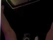 Pussy play and squirting on my mirror 11/16