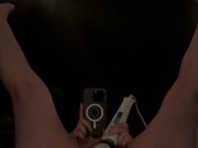 Pussy play and squirting on my mirror 4/16