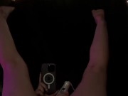 Pussy play and squirting on my mirror 6/16