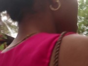 Somewhere in the middle of rice fields a little Filipina gets white cock for foot job and full game 2/16