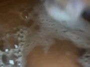 Soapy chocolate breasts 14/16