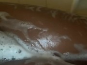 Soapy chocolate breasts 9/16