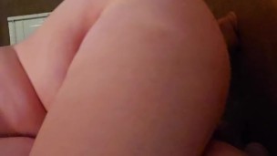 Amateur Cumming on Dildo