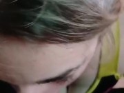 MILF puta me chupa la verga en vivo. garganta extraprofunda 2/16