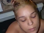 Babe gets load on face 10/16