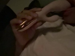 Sucking my dildo