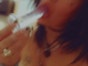 Hardcore dildo blowjob 7/16