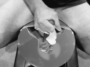 Edging the Mirror- Dribbling Cum 14/16