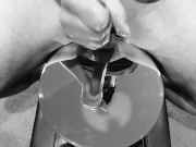 Edging the Mirror- Dribbling Cum 8/16