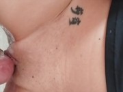 Fucked her on the chair and she lost it - squirting like crazy on my floor 16/16