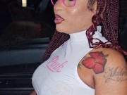 Freaky Ebony TopNotch Cream Queen Cheats On Her Boyfriend And Squirts And Creams On Sneaky Link 8/16