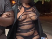 Midnight stroll in the city