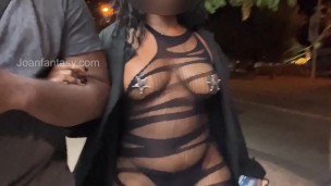 Midnight stroll in the city