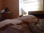 Pregnant wife cheating at home. He's CUM inside her 2/16