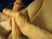 Jerking off my big cock and moaning 7/16