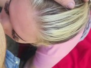 I got him so hard telling him how good my bull fucked me so he pulled over and made me suck him off 1/16