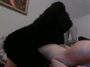 Horny Girl Humping Giant  Gorilla Stuffed Animal 15/16