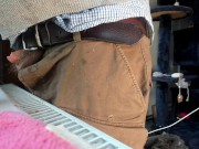 cock peeking through 1/16