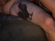 Deep throat with a little face fuck 2/16