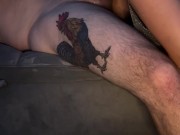 Deep throat with a little face fuck 3/16