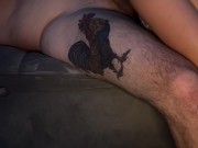 Deep throat with a little face fuck