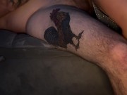 Deep throat with a little face fuck 6/16