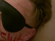 Look at this happy and obedient chained slut 😋 7/16