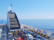 I started getting horny on the ferryboat and had to touch my hard hot cock 2/16