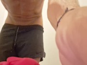 I started getting horny on the ferryboat and had to touch my hard hot cock 6/16