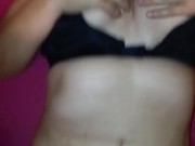 Sexy purge girl gets cumshot for Halloween 11/16