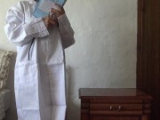 زوج عربي يزور طبيبة 1/16