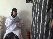 زوج عربي يزور طبيبة 14/16