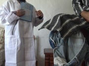 زوج عربي يزور طبيبة 5/16