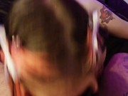 Tattooed Goth GF Gives You A Blowjob. POV 6/16