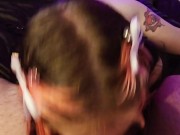 Tattooed Goth GF Gives You A Blowjob. POV