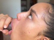 He wants me to eat his cock before going to the gym -amateur couple- nysdel 12/16