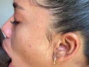 He wants me to eat his cock before going to the gym -amateur couple- nysdel 7/16