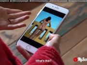 I caught my pervy Italian stepbrother stealing nudes, so I fucked him! 1/16