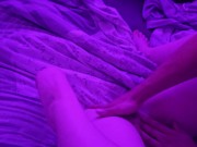 Slut gets fingered hard in her tight pussy and moans so loud she is horny 11/16